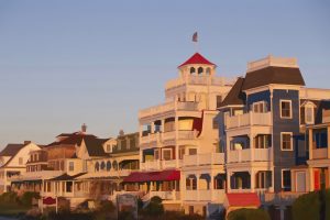 Cape May - Beach Drive at Sunrise